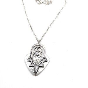N2801 Silpada Sterling Silver Art Deco Necklace